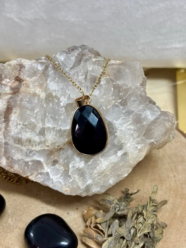 Colgante Onix Facetado