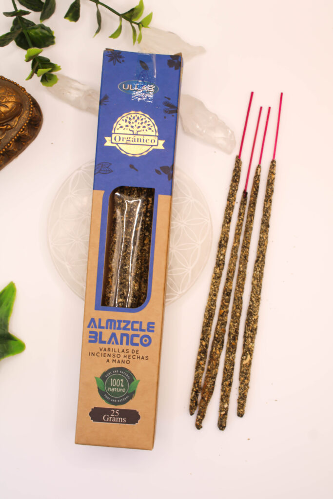 Incienso Ullas Orgánico Almizcle Blanco
