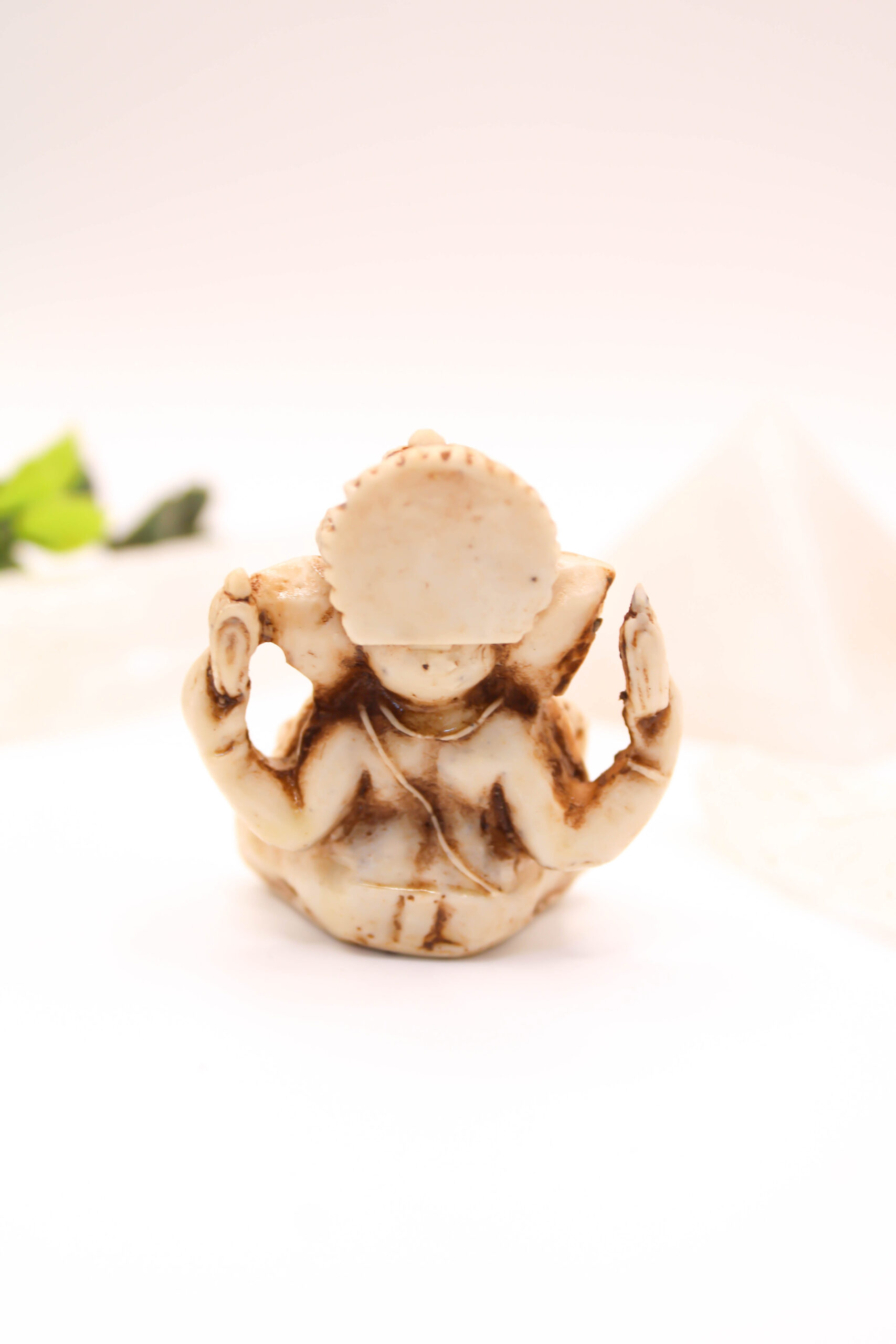 Figura de Ganesha Marfil Mini 3