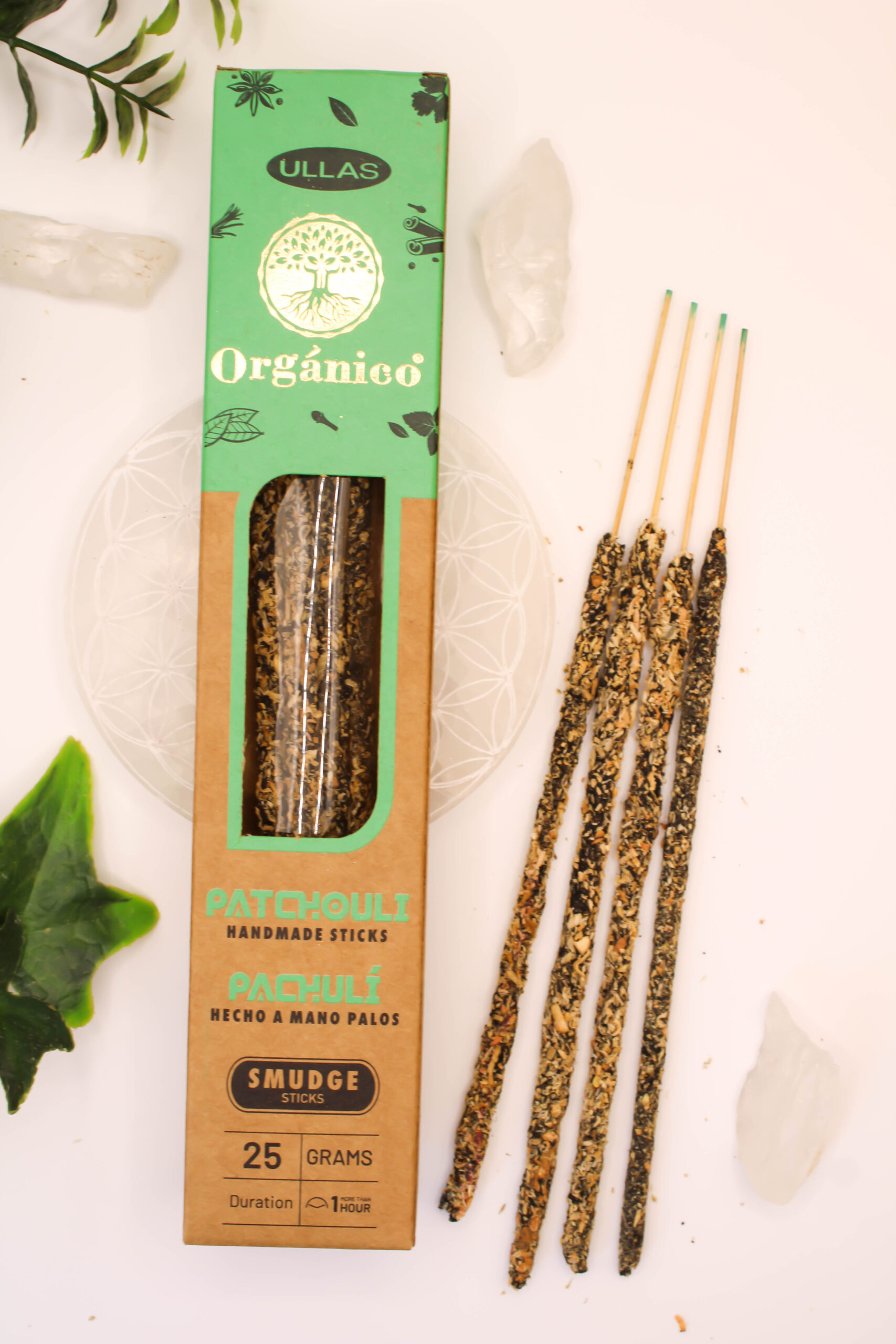 Incienso Ullas Orgánico Pachulí