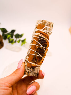 Salvia Blanca con Canela y Naranja 4