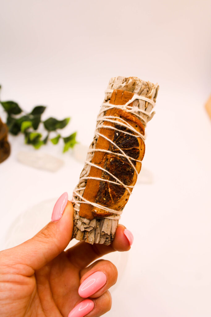 Salvia Blanca con Canela y Naranja 4