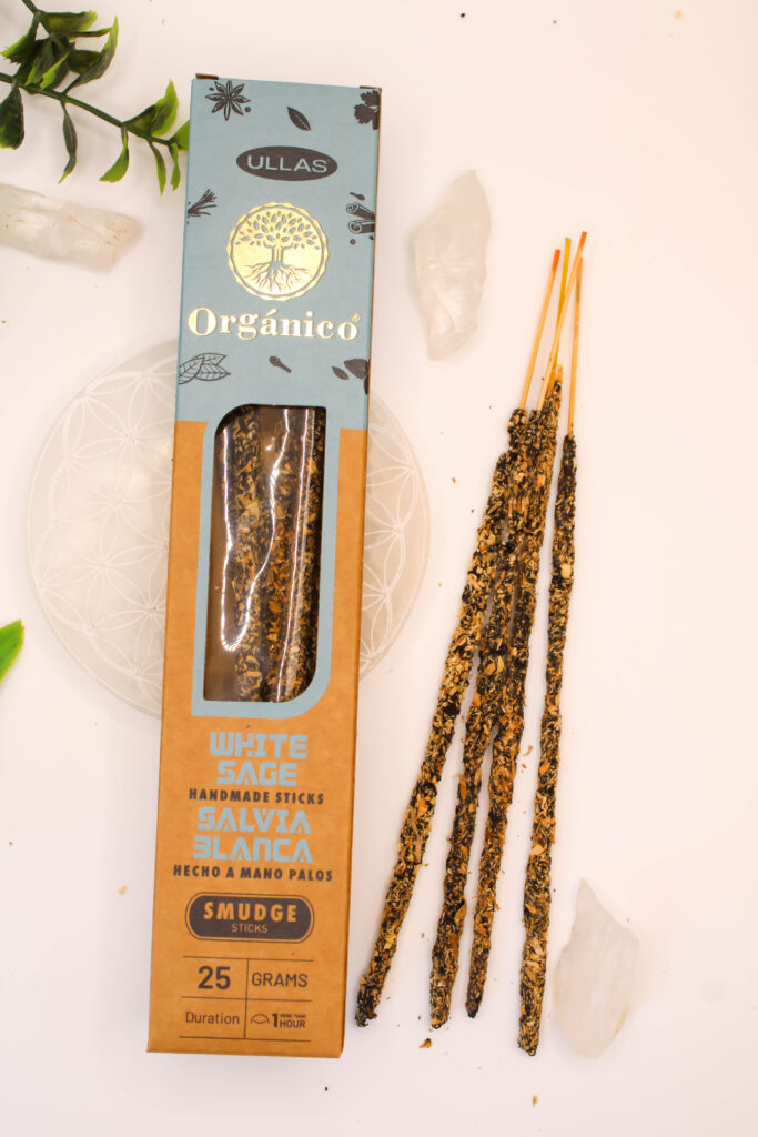 Incienso Ullas Orgánico Salvia Blanca