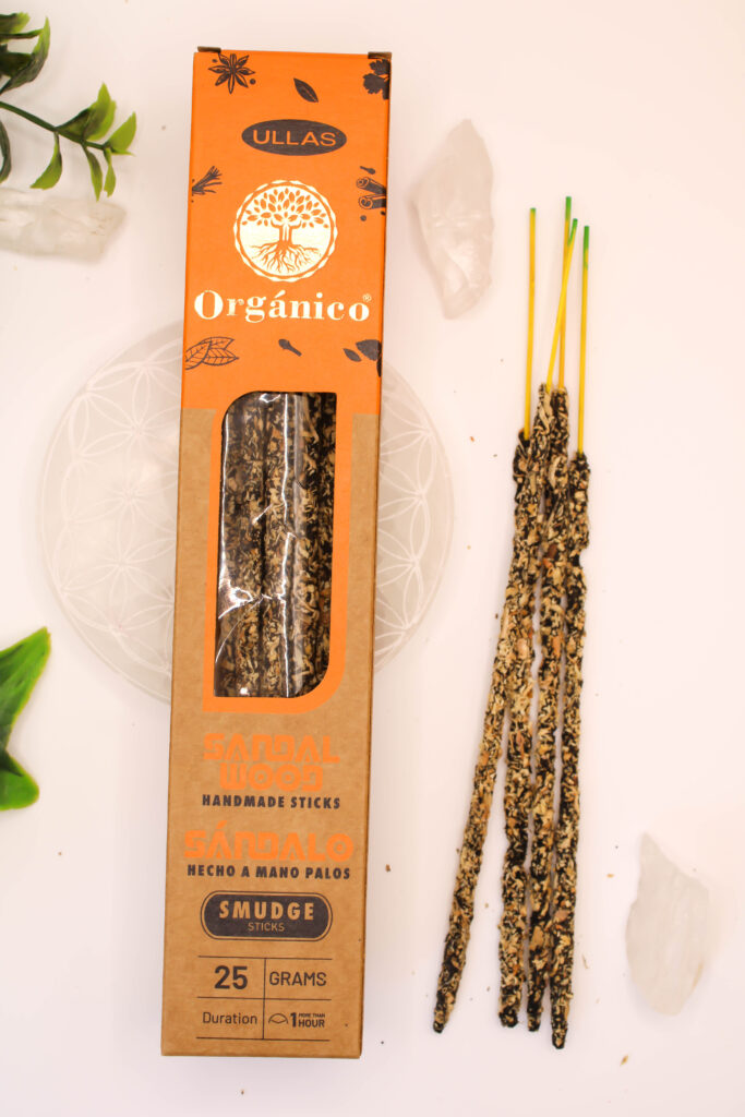 Incienso Ullas Orgánico Sándalo