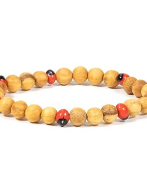 Pulsera Palo Santo Peonia