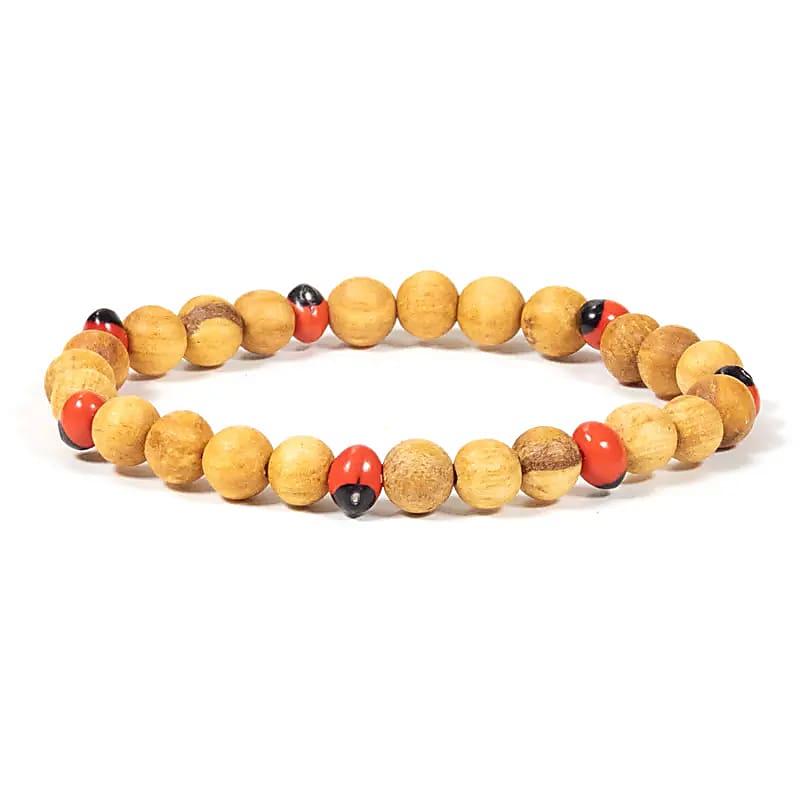 Pulsera Palo Santo Peonia
