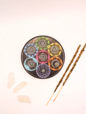 Porta Incienso de Agra Chakras Plato