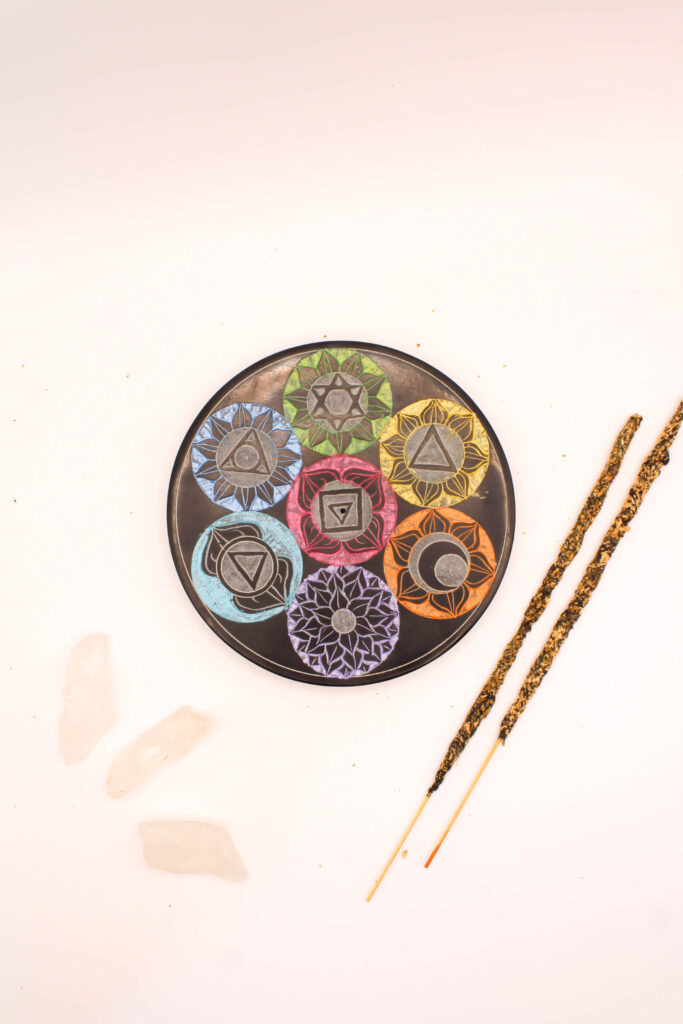 Porta Incienso de Agra Chakras Plato