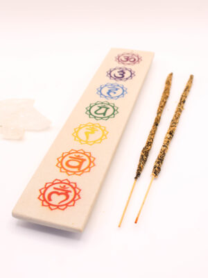 porta incienso arenisca 7 chakras