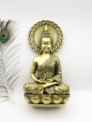 Figura Buda Thai Dorado
