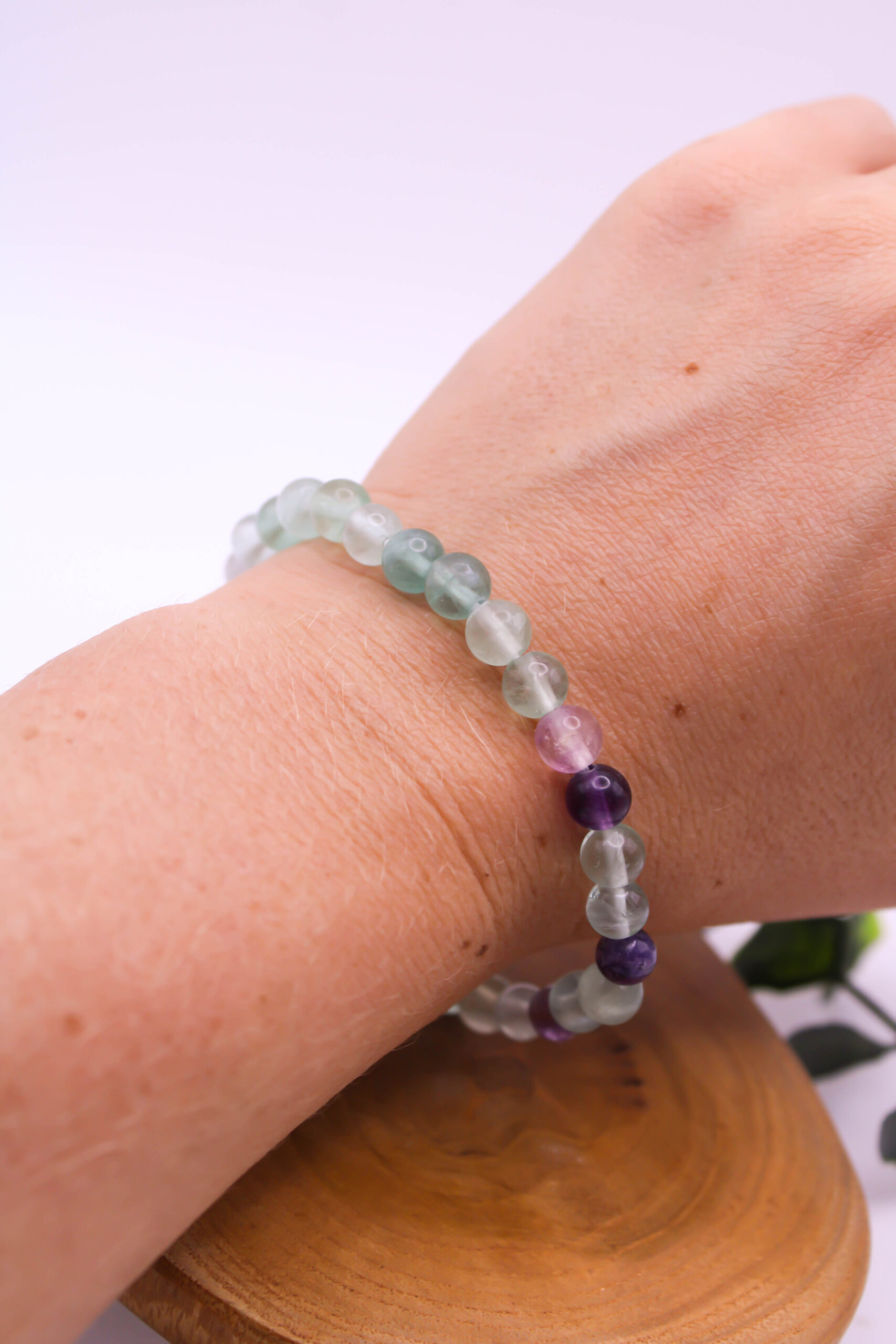 Pulsera de Fluorita 6 mm