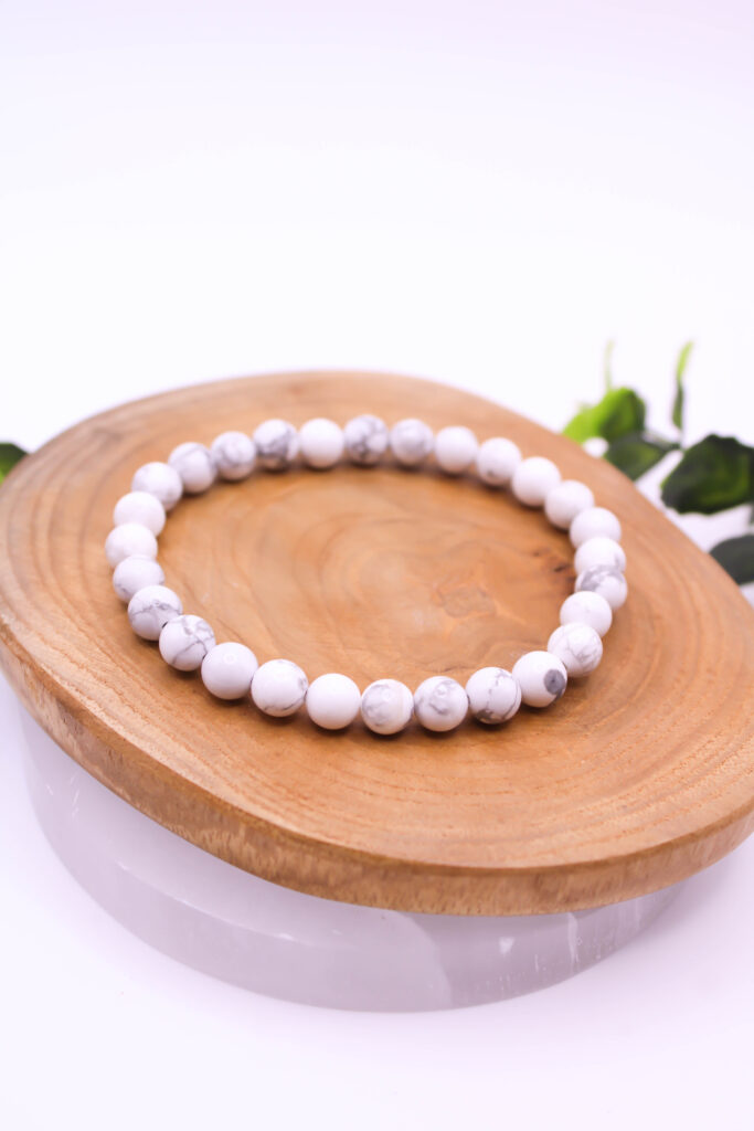 Pulsera de Howlita 6mm 1