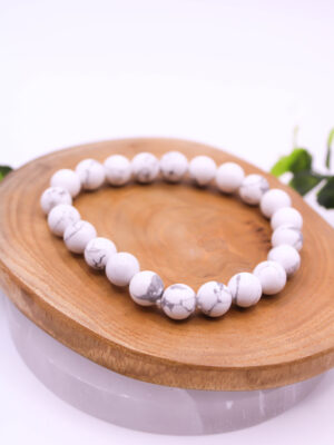 Pulsera de Howlita 8mm 1