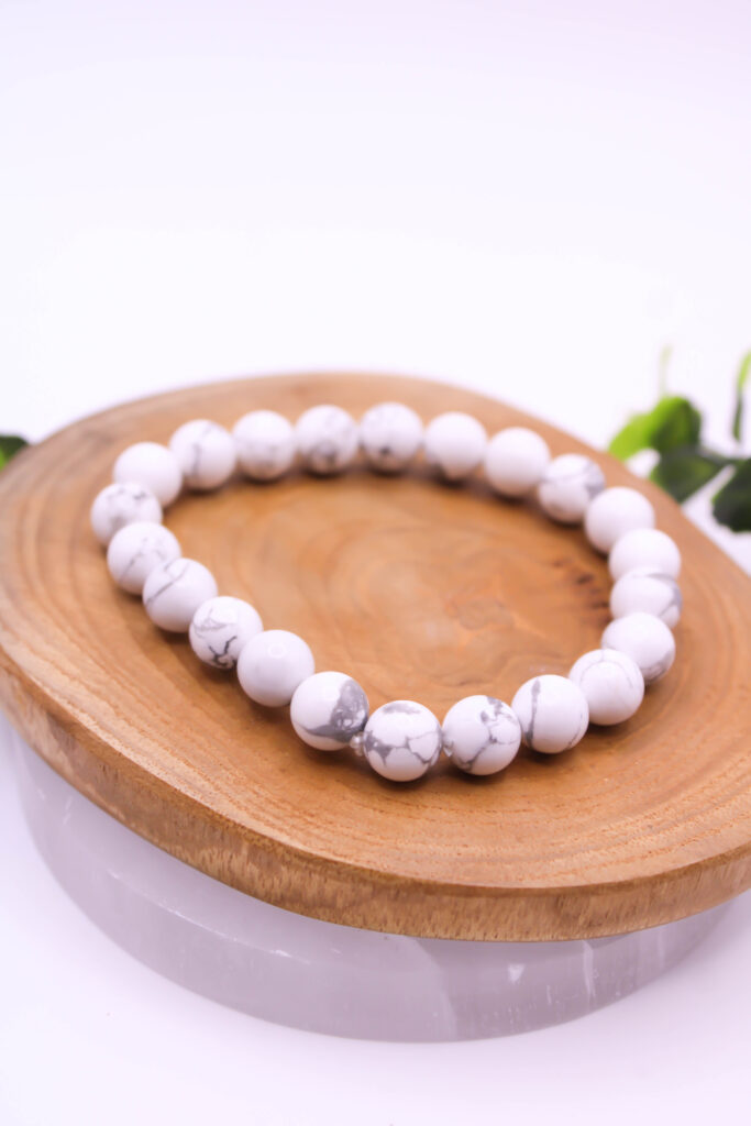 Pulsera de Howlita 8mm 1