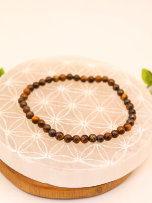 Pulsera de Ojo de Tigre 4mm