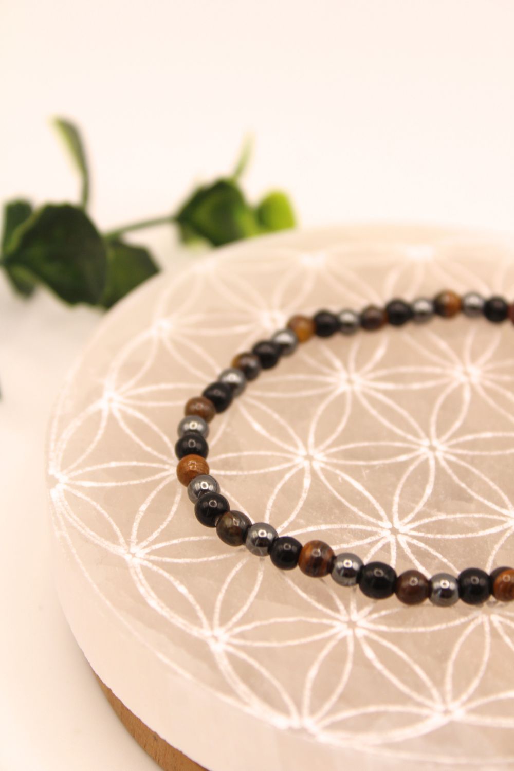 pulsera triple protección 4mm