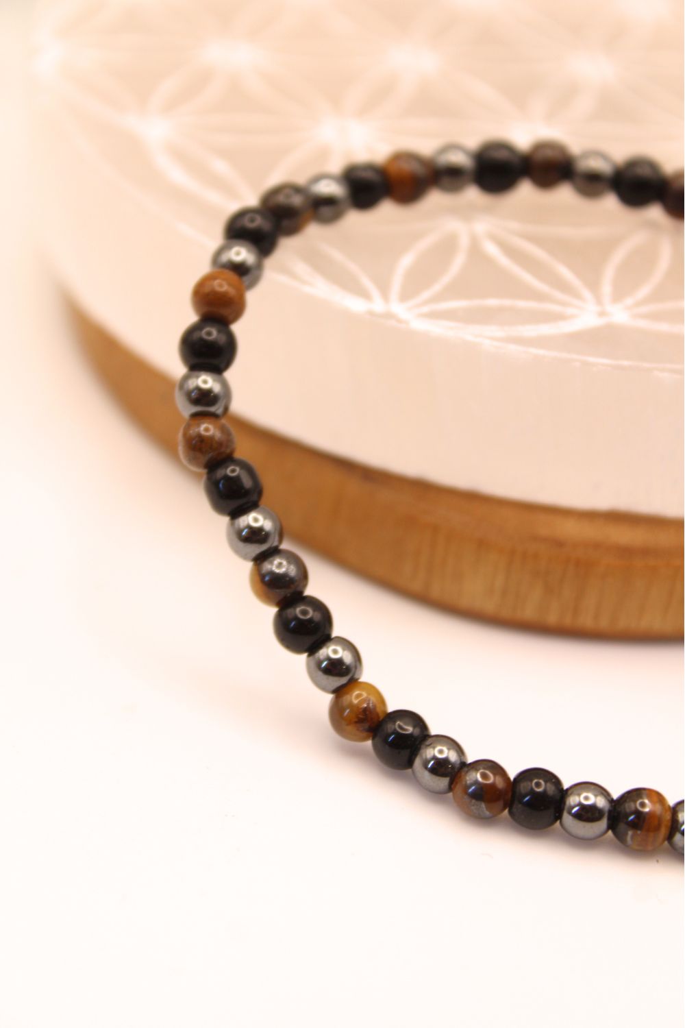 pulsera triple protección 4mm