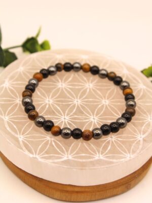 pulsera triple protección 6mm