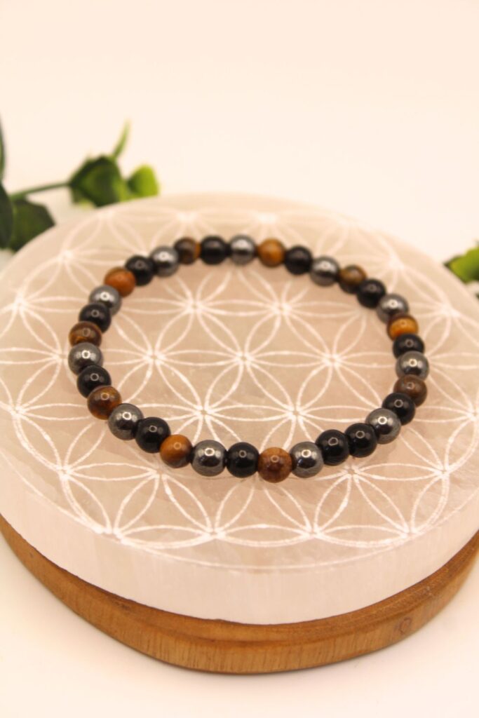 pulsera triple protección 6mm