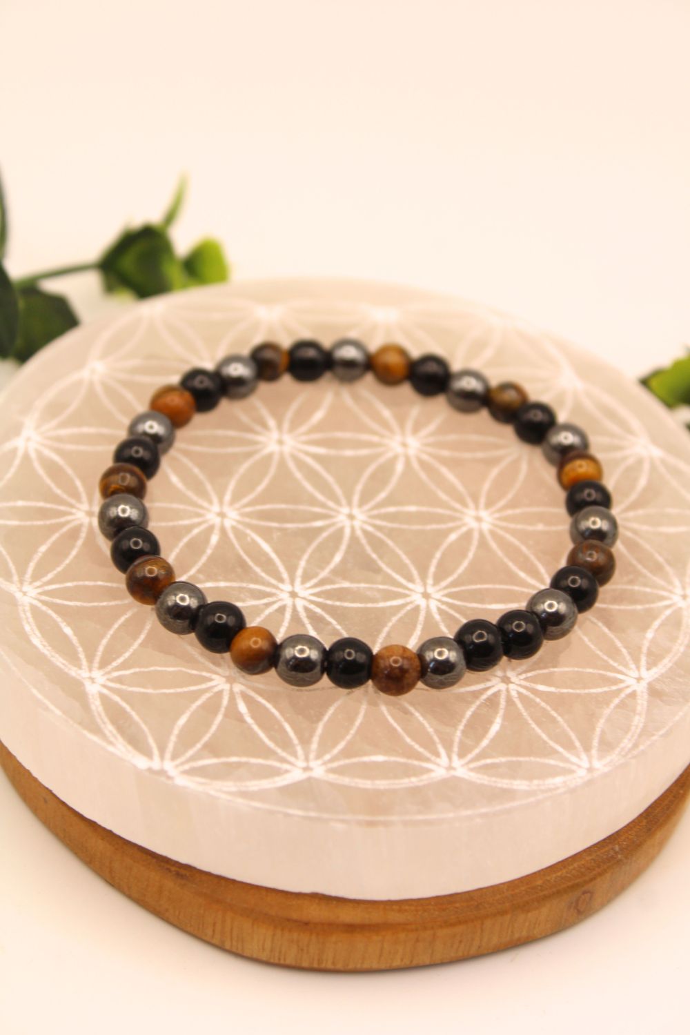 pulsera triple protección 6mm