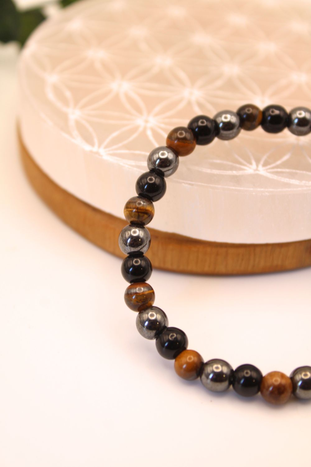 pulsera triple protección 6mm