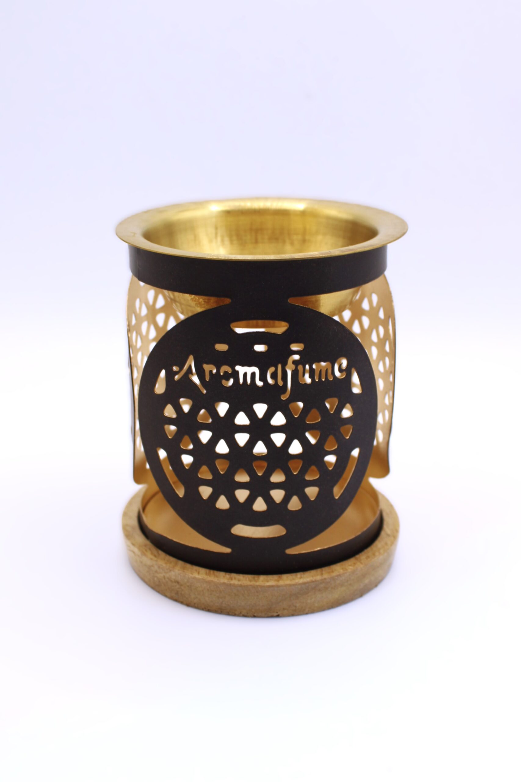 Quemador de Aceite Esencial con diseño Flor de la Vida de Aromaperfume